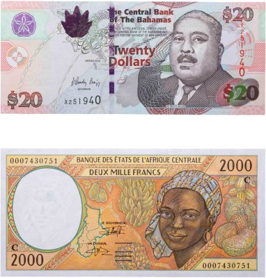 купить Багамские острова 20 долларов 2010