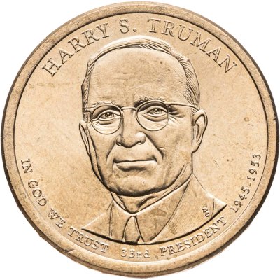 купить США 1 доллар 2015 "33-й президент США - Гарри Трумэн"