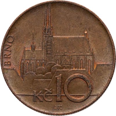 купить Чехия 10 крон 2010