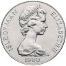 Купить Остров Мэн 1 крона (crown) 1980 "80 лет со дня рождения Королевы Матери"
