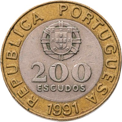 купить Португалия 200 эскудо (escudos) 1991