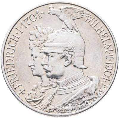 купить Германская Империя 2 марки (mark) 1901 "200 лет Пруссии"