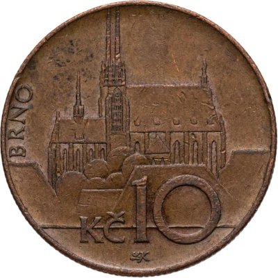 купить Чехия 10 крон (korun) 2003