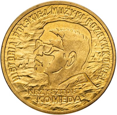 купить Польша 2 злотых 2010 "История польской музыки - Кшиштоф Комеда"