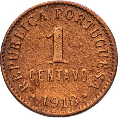 купить Португалия 1 сентаво (centavo) 1918