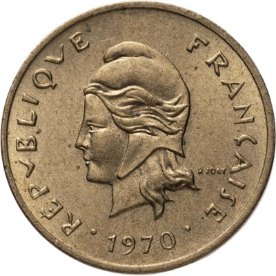купить Новые Гебриды 1 франк (franc) 1970