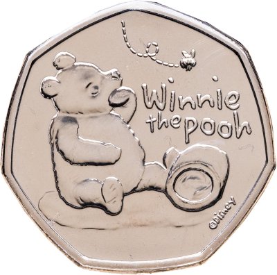 купить Великобритания 50 пенсов 2020 "Винни-пух и друзья"