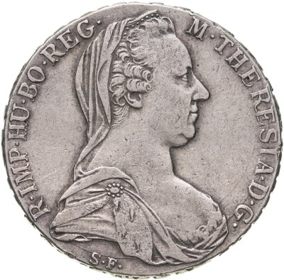 купить Австрия 1 талер (thaler) 1780 талер Марии Терезии рестрайк (новодел)