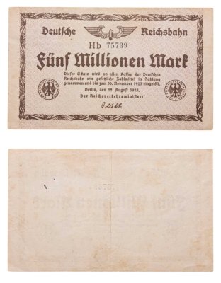 купить Германия 5000000 марок 1923