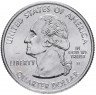 Купить США 1/4 доллара (квотер, 25 центов) 2004 D "Штат Техас"