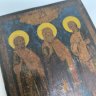 Купить Икона "Избранные святые", дерево, бумага, печать, лак, Российская империя, 1900-1915 гг.
