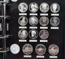 Купить Набор 36 юбилейных монет 1, 3, 5 рублей 1992-1995 Молодая Россия (Proof) в капсульных листах