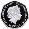 Купить Соломоновы Острова 20 центов 2019 "50 лет Конкорду - Взлет /50 внизу/"