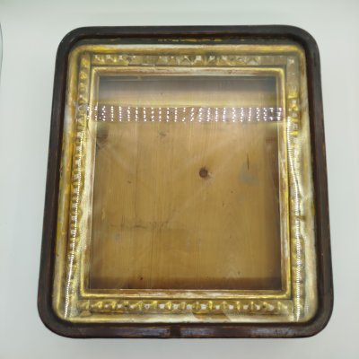 купить Киот, дерево, шпон, стекло, резьба, золочение, Российская империя, 1880-1917 гг.