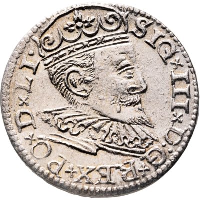 купить Речь Посполитая, Ливония 3 гроша 1596 Сигизмунд III