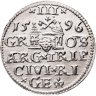 Купить Речь Посполитая, Ливония 3 гроша 1596 Сигизмунд III