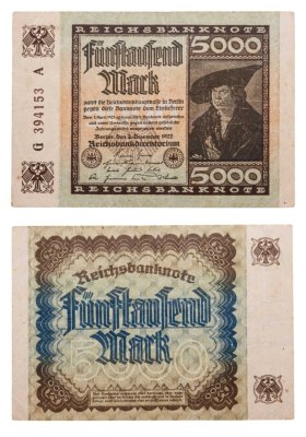 купить Германия 5000 марок 1922