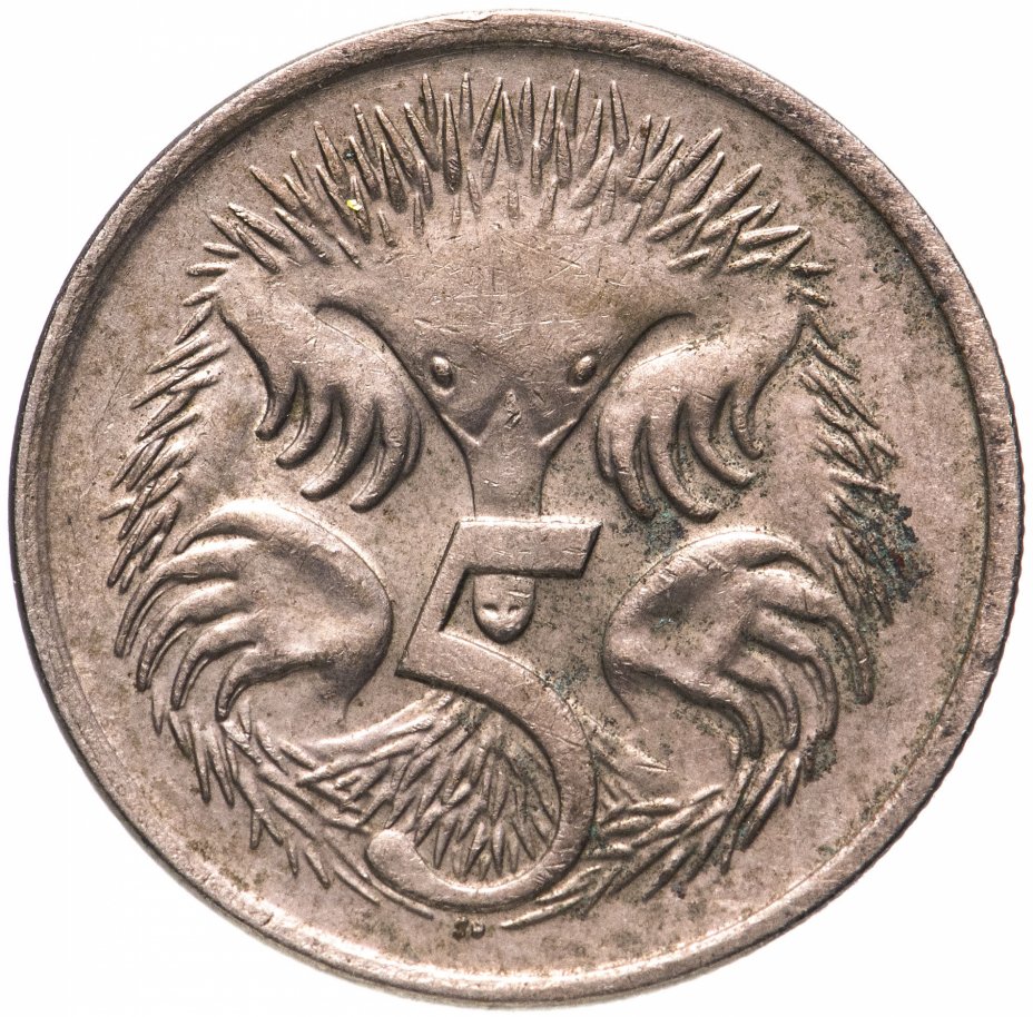 купить Австралия 5 центов (cents) 1966-1983 королева молодая