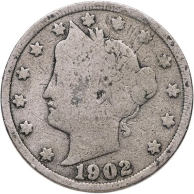 купить США 5 центов (cents) 1902 Liberty Nickel