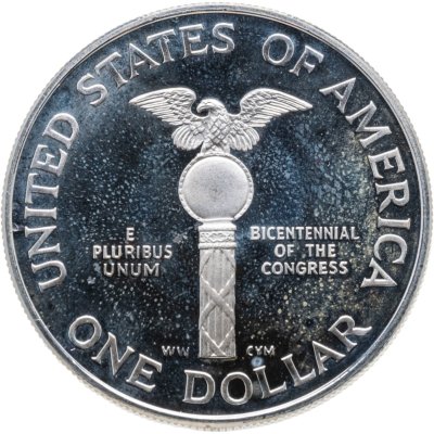 купить США 1 доллар (dollar) 1989 "200 лет Конгрессу США"