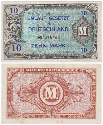 купить Германия 10 марок 1944