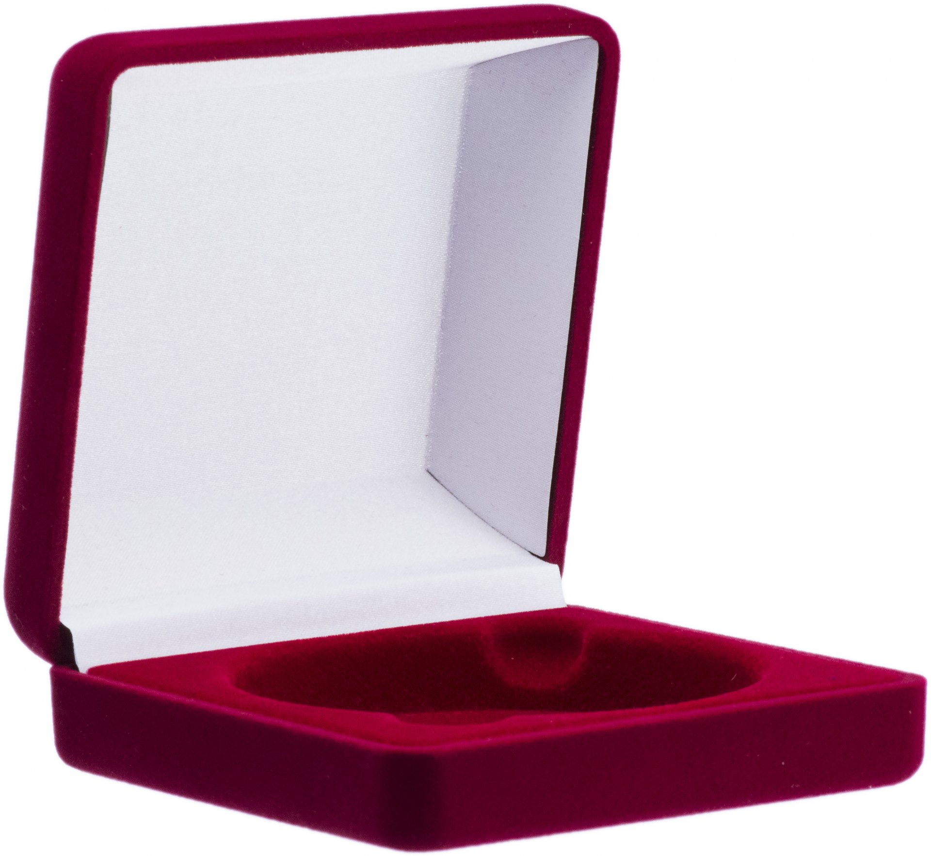 Подарочная коробка для капсулы 75 мм бархатная красная стоимостью 650 руб.