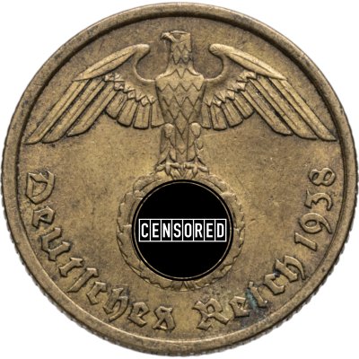 купить Германия (Третий рейх) 10 рейхспфеннигов (reichspfennig) 1938 A