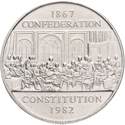 купить Канада 1 доллар (dollar) 1982 "115 лет конституции Канады"