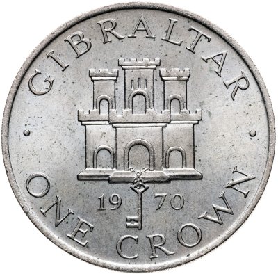 купить Гибралтар 1 крона (crown) 1970