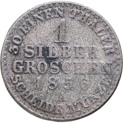 купить Германия, Пруссия 1 серебряный грош 1856