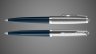 Купить Шариковая ручка Parker 51 CORE MIDNIGHT BLUE CT, стержень: M, цвет чернил: black, в подарочной упаковке., Металлы: нержавеющая сталь, палладий, смола акриловая, 2026 г.