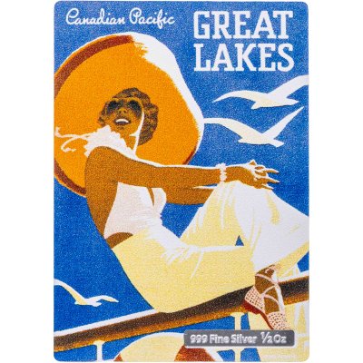 купить Ниуэ 1 доллар 2015 "Винтажные постеры - Великие озера" в блистере