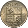 Купить Чехословакия 1 крона (crown) 1992