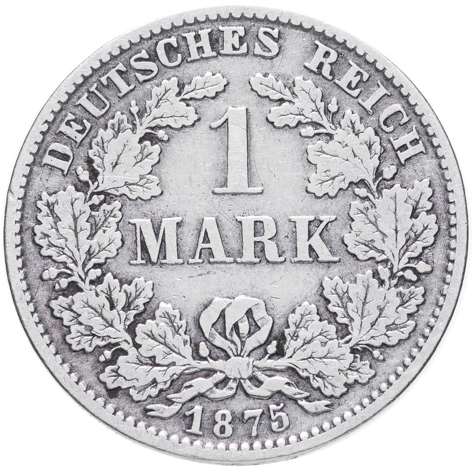 купить Германия 1 рейх марка 1875 "D"