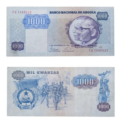 купить Ангола 1000 кванза 1987