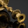 Купить Подсвечник на одну свечу, украшенный резным растительным декором, латунь, Западная Европа, 1900-1930 гг.