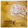 Купить Литва годовой набор евро 2015 BU (8 монет в офицальном буклете)