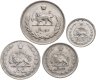 Купить Иран набор монет 1-10 риалов 1968-1972 (4 шт.)