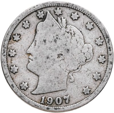 купить США 5 центов (cents) 1907 Liberty Nickel