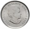 Купить Канада 25 центов (cents) 2009 "Победа женской сборной по хоккею на олимпиаде Солт-Лейк-Сити 2002"