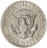 Купить США 50 центов (1/2 доллара, half dollar) 1971 Kennedy Half Dollar (Кеннеди) Без обозначения монетного двора