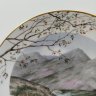Купить Тарелка декоративная "Февраль на побережье", автор Peter Barrett, фарфор, деколь, золочение, Royal Worcester, Великобритания, 1979 г.