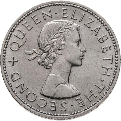купить Новая Зеландия 1/2 кроны (crown) 1965
