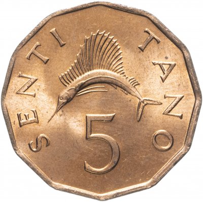 купить Танзания 5 центов 1982