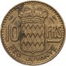 Купить Монако 10 франков (francs) 1951