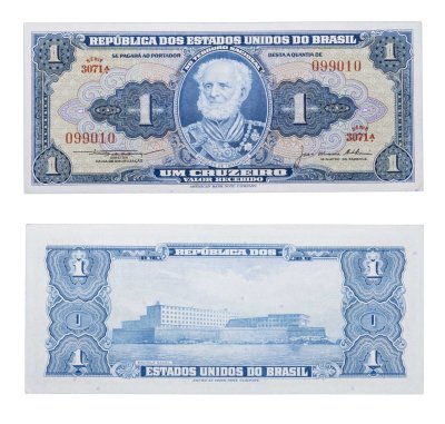 купить Бразилия 1 крузейро 1944 ПРЕСС