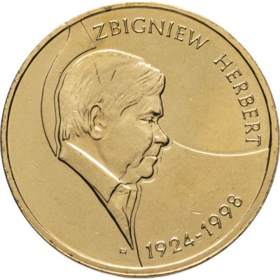 купить Польша 2 злотых 2008 [KM#Y.634] Збигнев Херберт (1924-1998), поэт