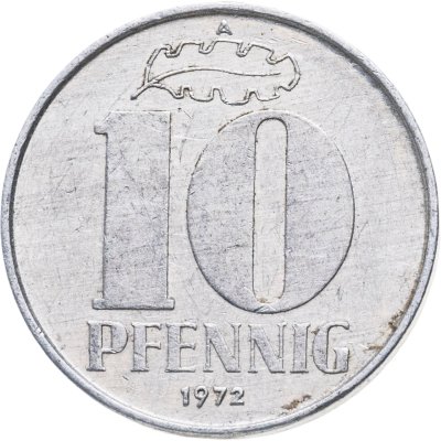 купить Германия, ГДР 10 пфеннигов 1972