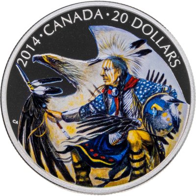 купить Канада 20 долларов 2014 "Легенда о Нанабужу" в футляре, с сертификатом