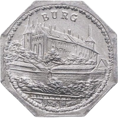 купить Германия, Нюрнберг (нотгельды) 20 пфеннигов 1919 "Замок"